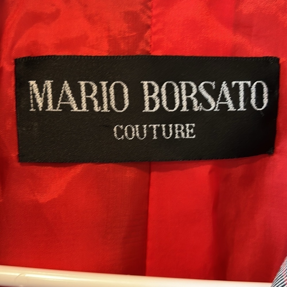 Women's Mario Borsato Couture Vintage Blazer Size 40 - Picture 6 of 7